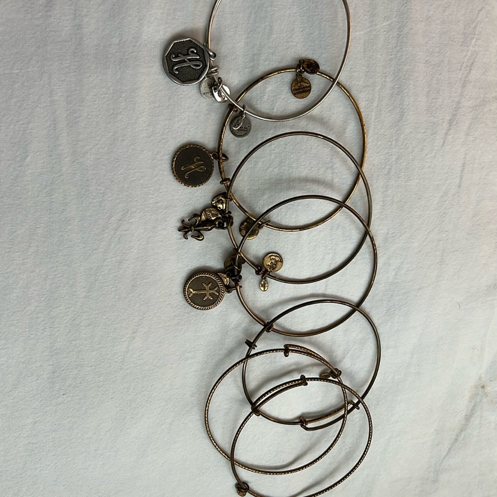 Alex and Ani bundle of bracelets